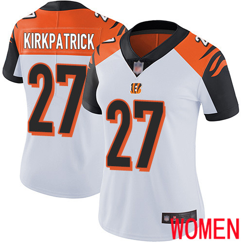 Cincinnati Bengals Limited White Women Dre Kirkpatrick Road Jersey NFL Footballl 27 Vapor Untouchable